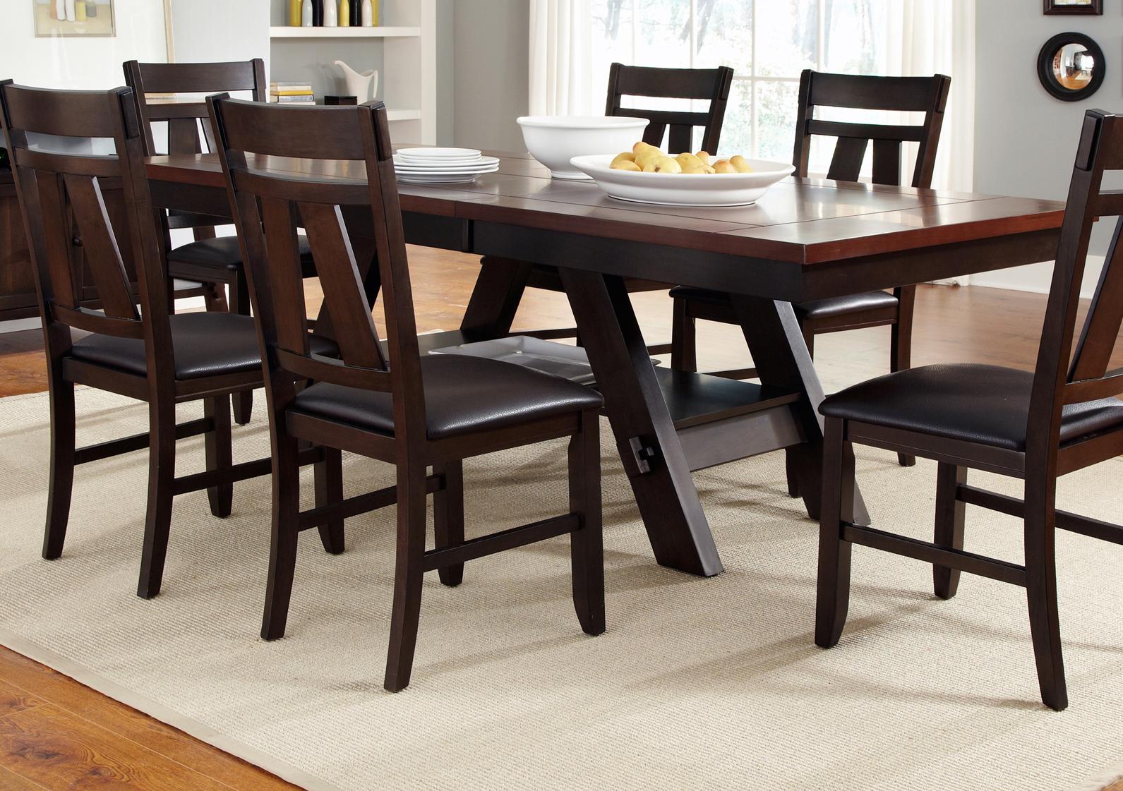 Liberty Furniture Lawson Trestle Rectangular Dining Table Standard